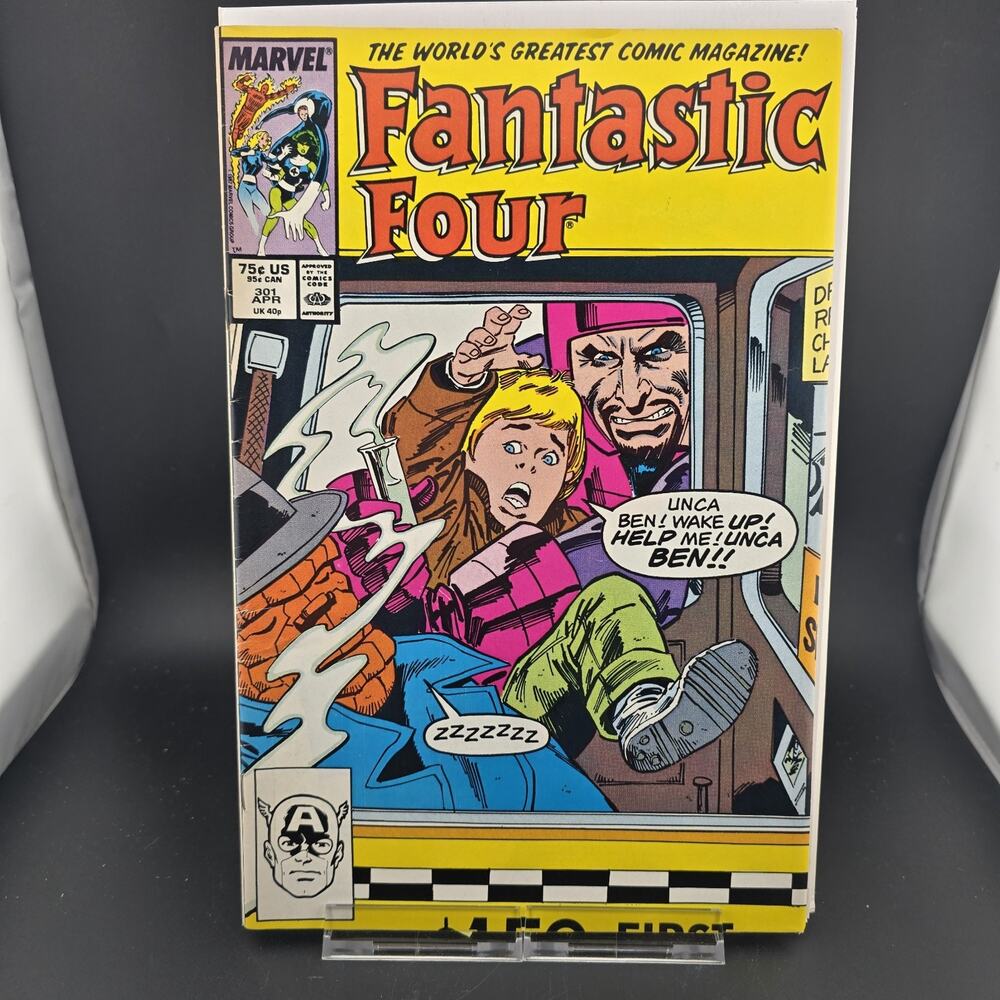 Fantastic Four #301 (1987 Marvel) VF 8.0 Mid-High Grade She-Hulk Thing Blastaar
